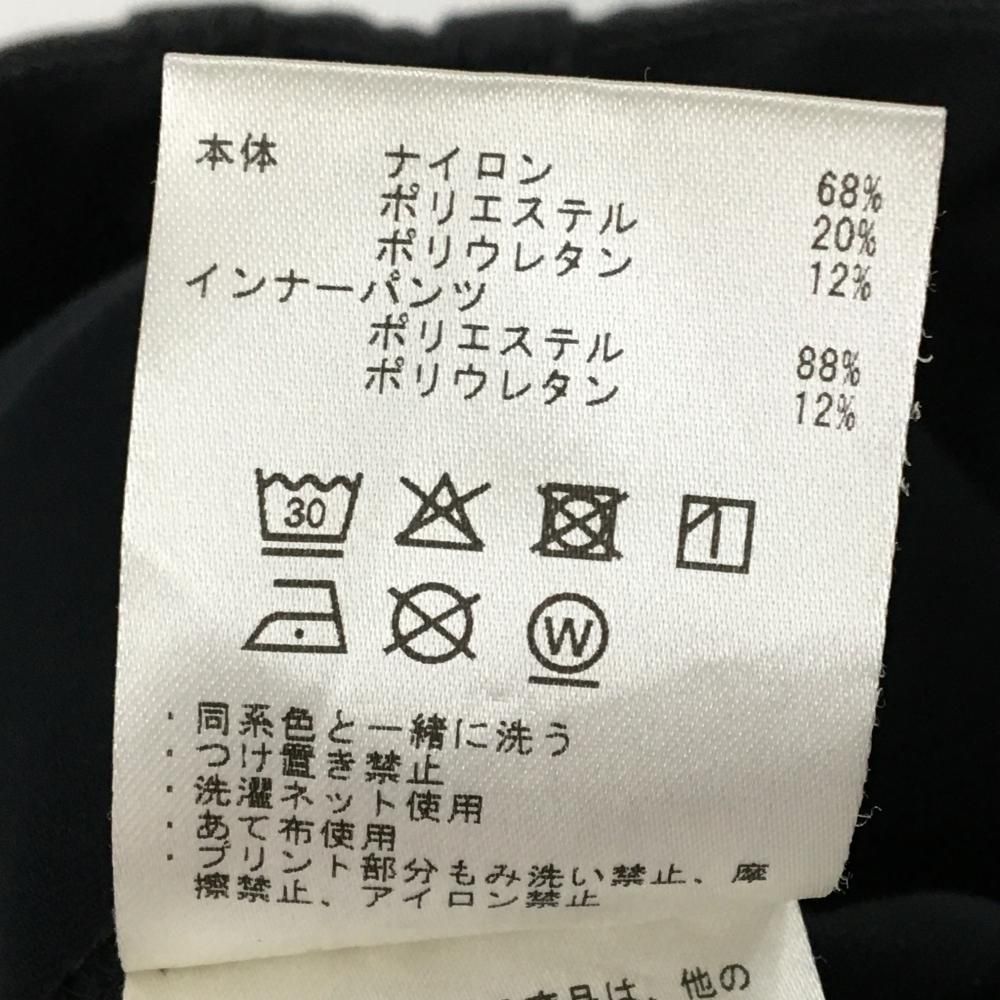 超美品】デサントゴルフ スカート ダークグレー×グレー ビッグロゴ
