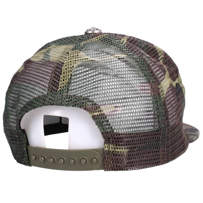 クロムハーツ　メッシュキャップ クロムハーツ TRUCKER CAP/トラッカーキャップ CH刺繍パッチクロス