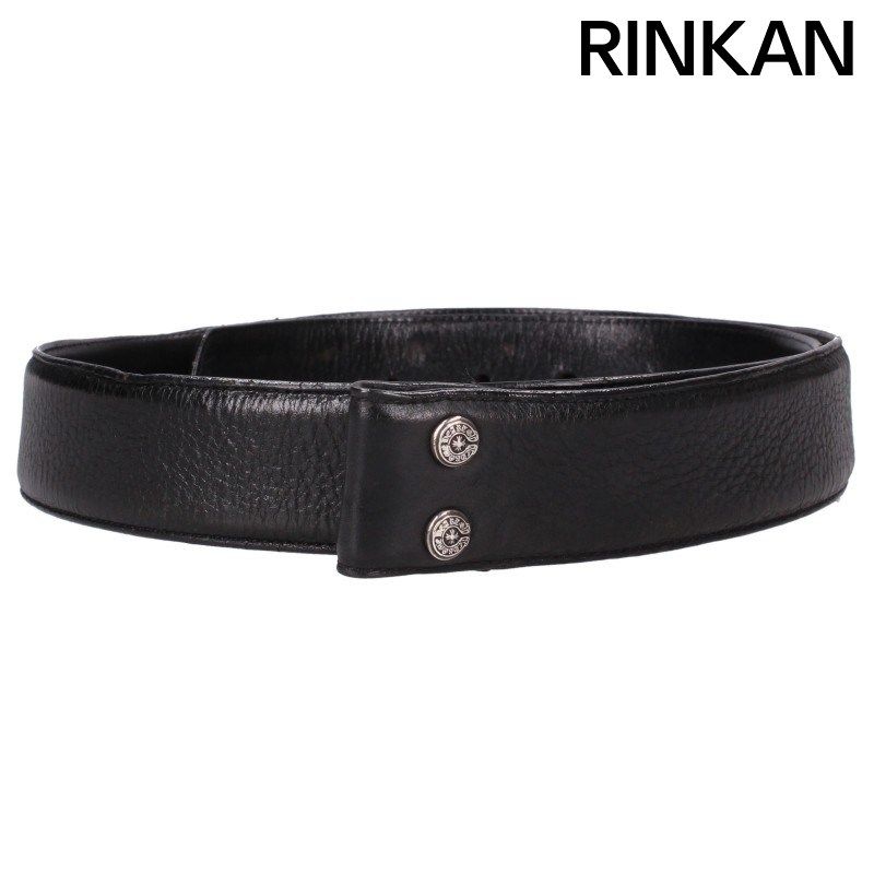 クロムハーツ 1.5 STRAP/1.5inchスクロールレーベルリベッツ レザー