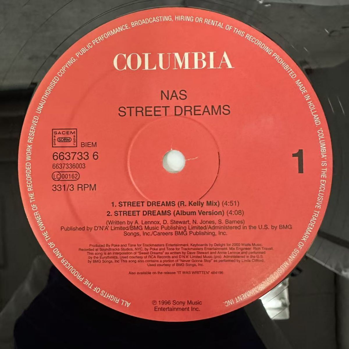 Nas/Street Dreams (The Remixes)/663733 6/レコード/record/LP - メルカリ