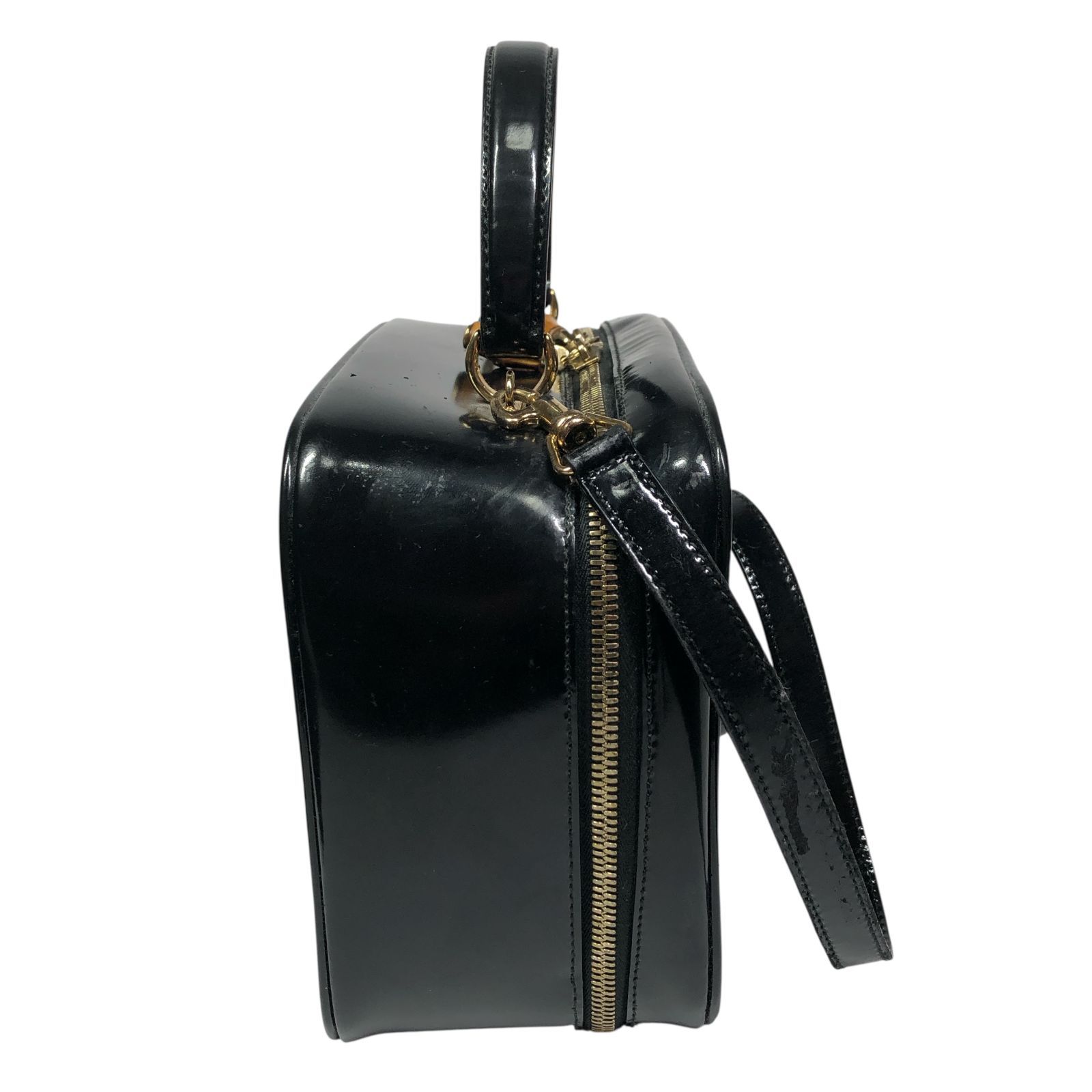 グッチ】本物 GUCCI バンブー バニティバッグ 2way ショルダーバッグ