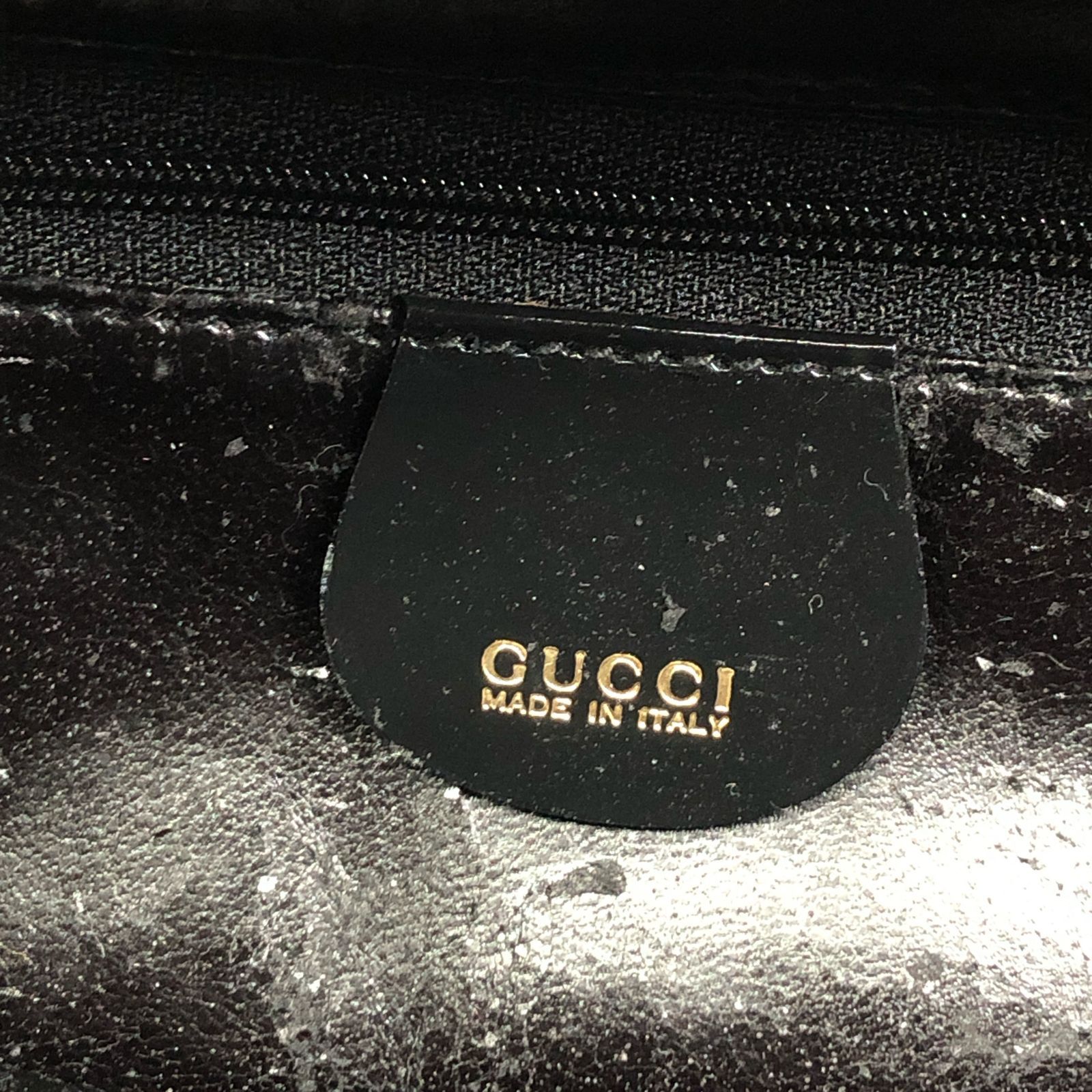 グッチ】本物 GUCCI バンブー バニティバッグ 2way ショルダーバッグ 