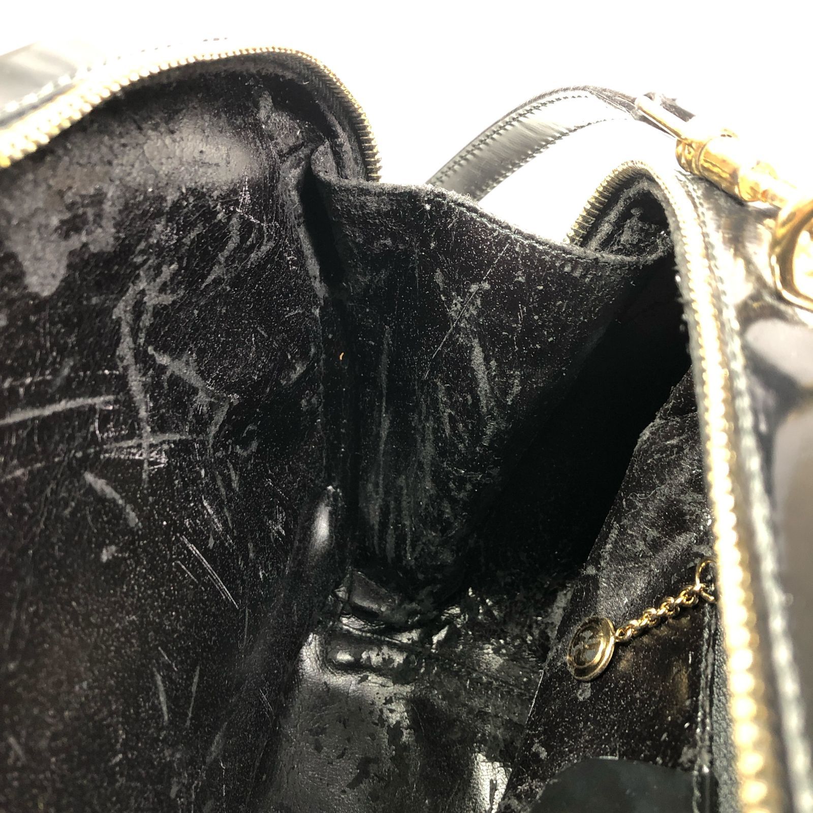 グッチ】本物 GUCCI バンブー バニティバッグ 2way ショルダーバッグ