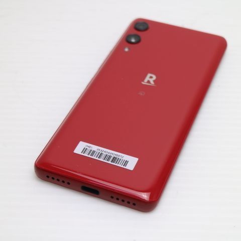 超美品 Rakuten Hand クリムゾンレッド 即日発送 スマホ 白ロム 楽天