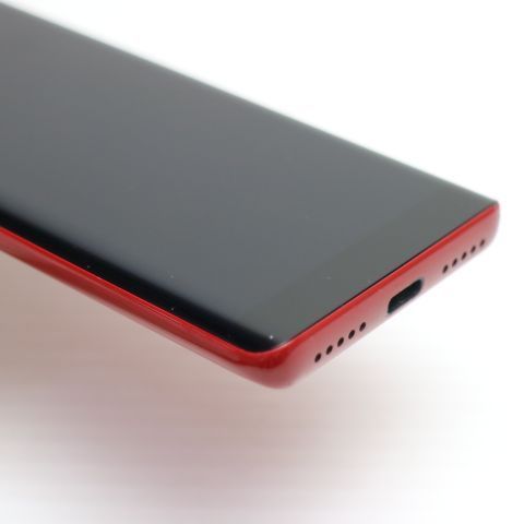 超美品 Rakuten Hand クリムゾンレッド 即日発送 スマホ 白ロム 楽天