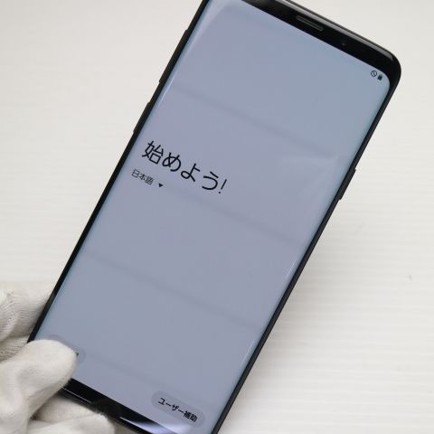 美品 SC-03K Galaxy S9+ ブラック スマホ 即日発送 スマホ 白ロム