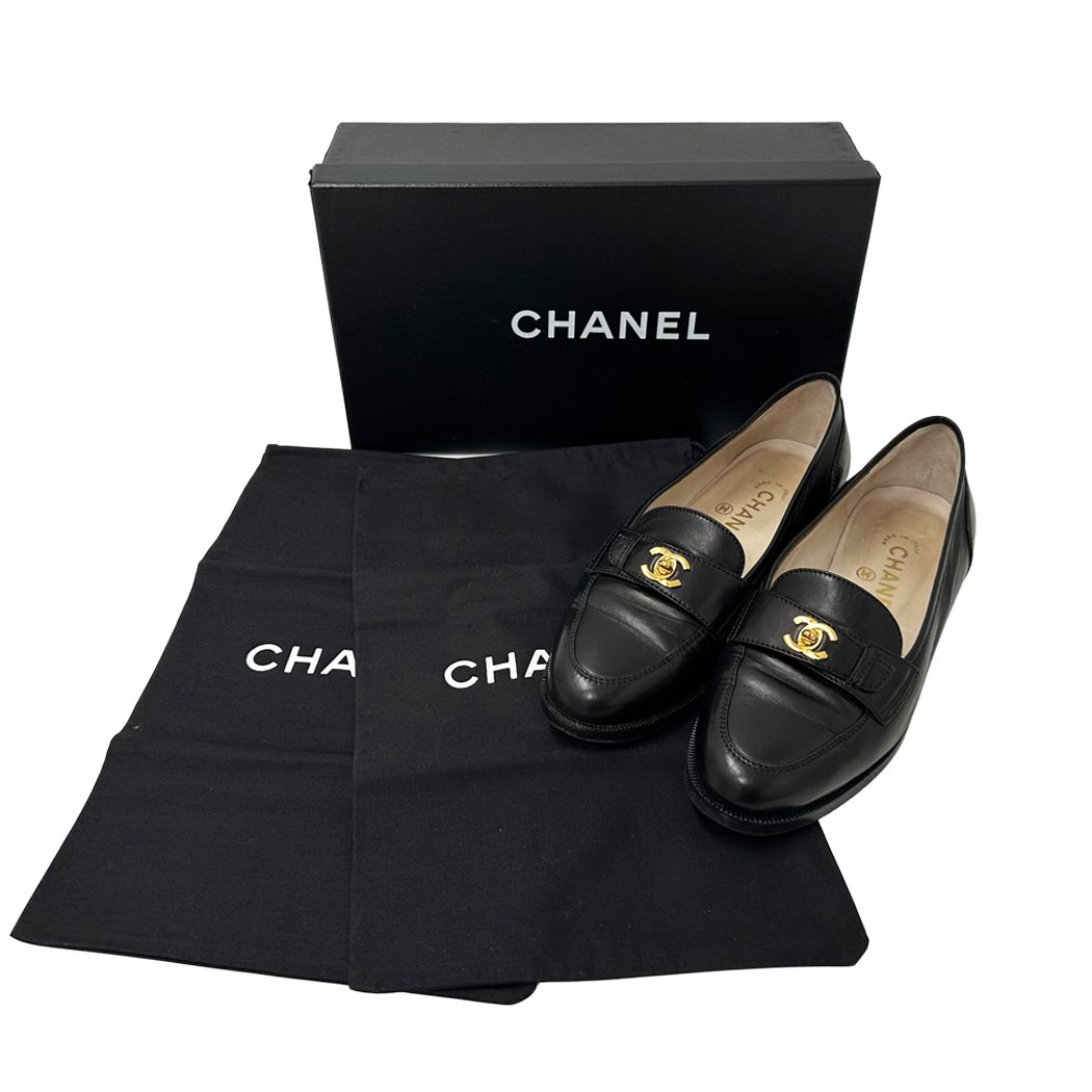シャネル CHANEL 革靴 ココマーク ターンロック レディース ブランド