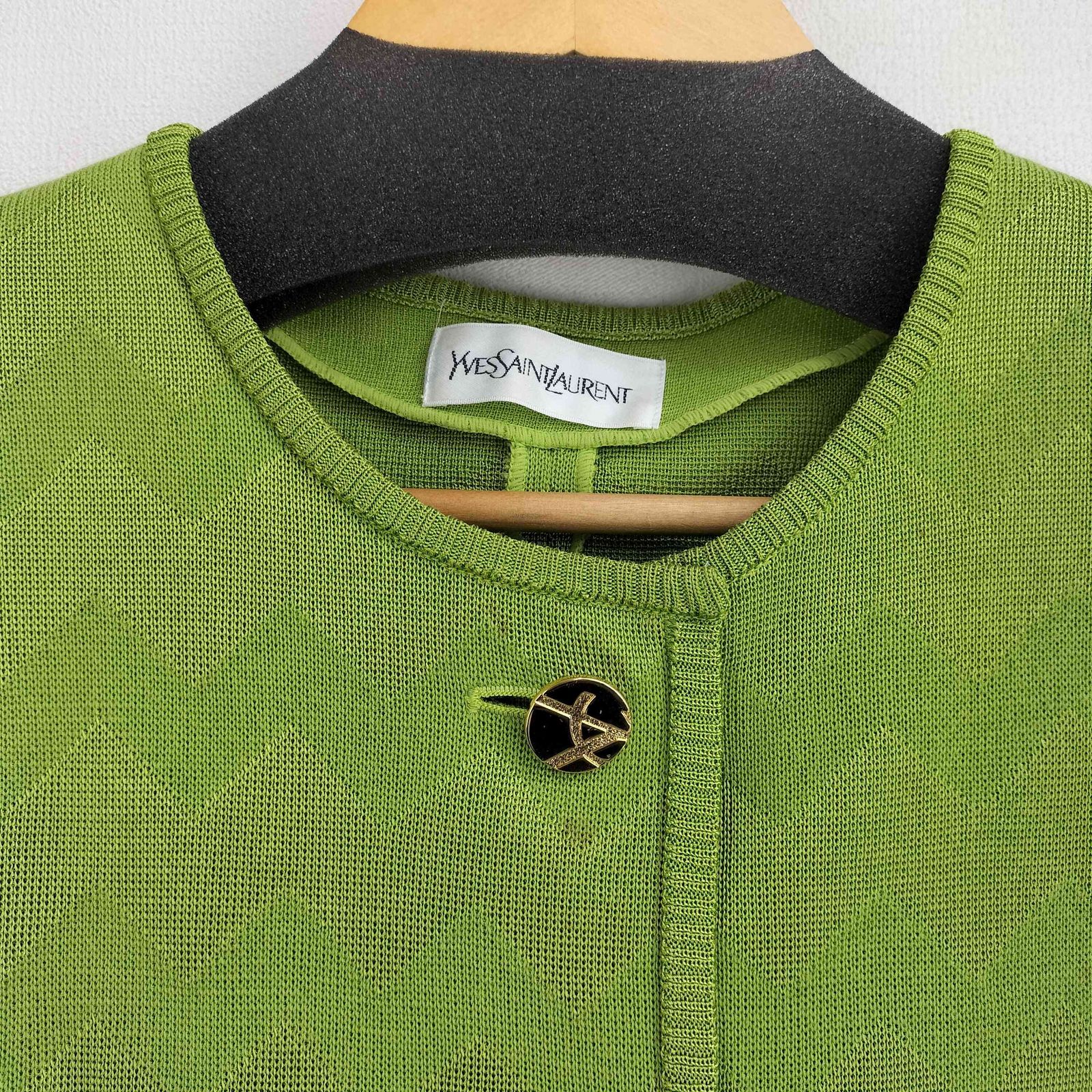 イヴサンローラン Yves Saint Laurent 80-90S レーヨントリアセテート