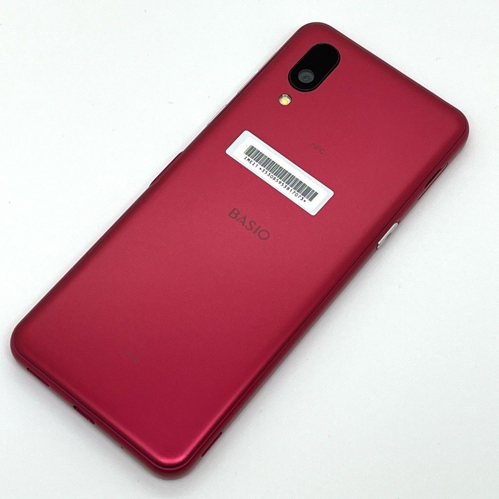 美品 BASIO active SHG09 SIMフリー レッド Aランク - メルカリ