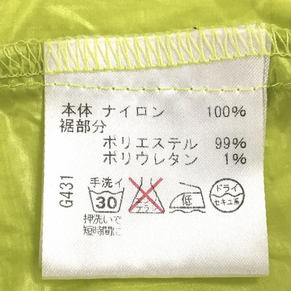 超美品】ビバハート アウターベスト ライトグリーン系×白 格子地模様