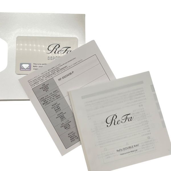 リファ ReFa 美顔ローラー 美顔器 DOUBLE RAY フェイスケア RF-SS2343B
