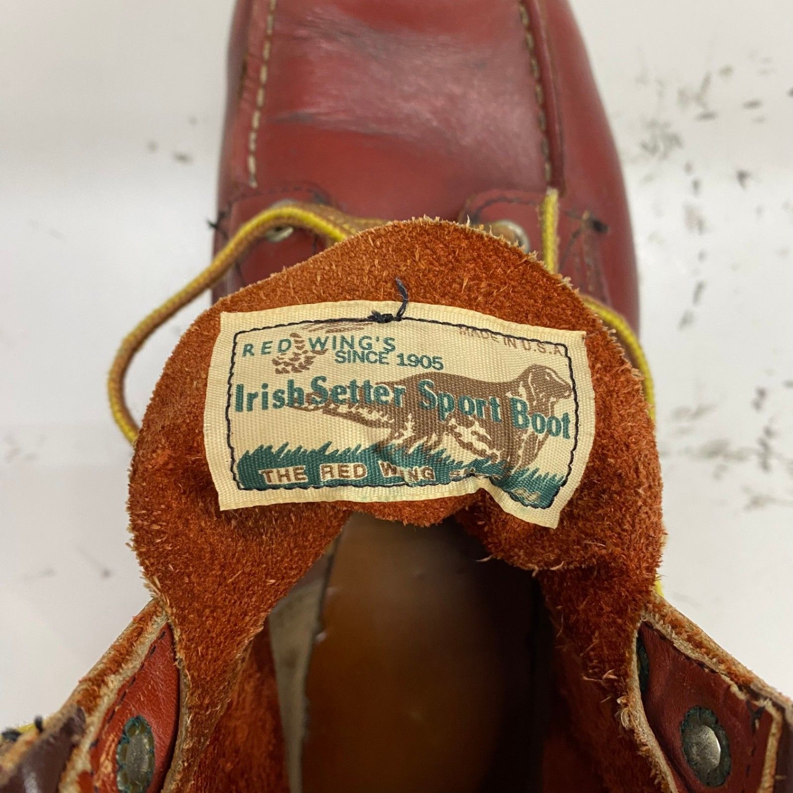 レッドウィング RED WING 90's 98年製 四角犬タグ アイリッシュ