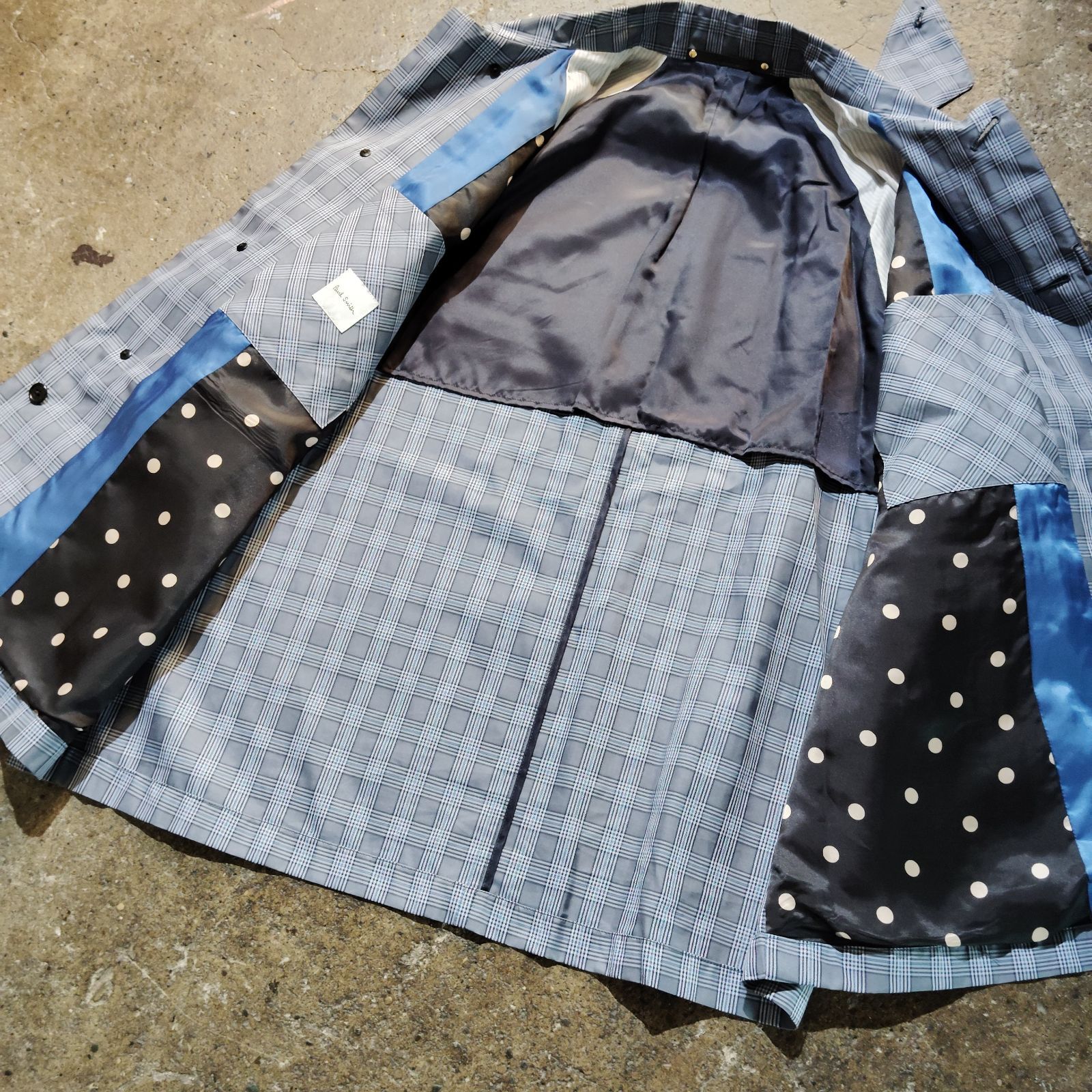 Paul Smith ブリティッシュグレンチェック スプリングコート M ポール