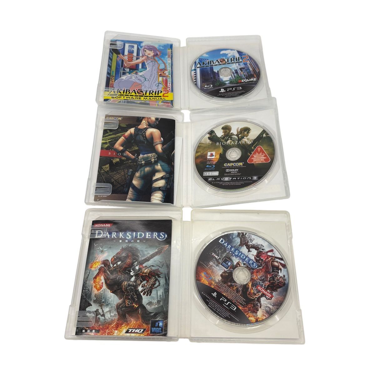 PS3初代 ジャンク品 ♪0193 PS3 ソフト まとめ 7点 プレイステーション ジャンク品 中古