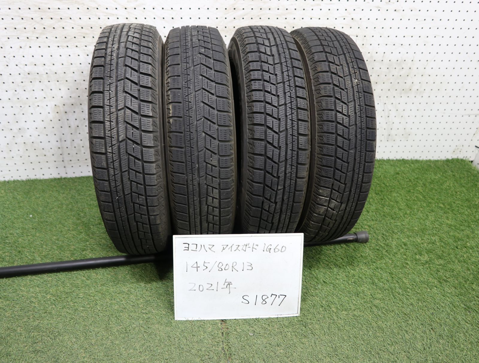 1(S1877)☆2021年製(4本セット)/ヨコハマ アイスガード IG60/145/80R13