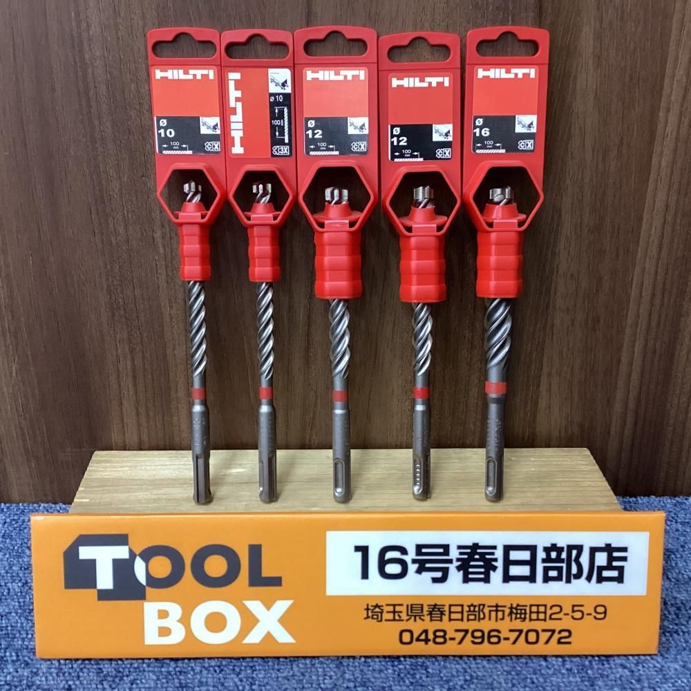 【未使用】HILTI/ヒルティ TE-CX TE-C3X ドリルビット 5本セット 【201】