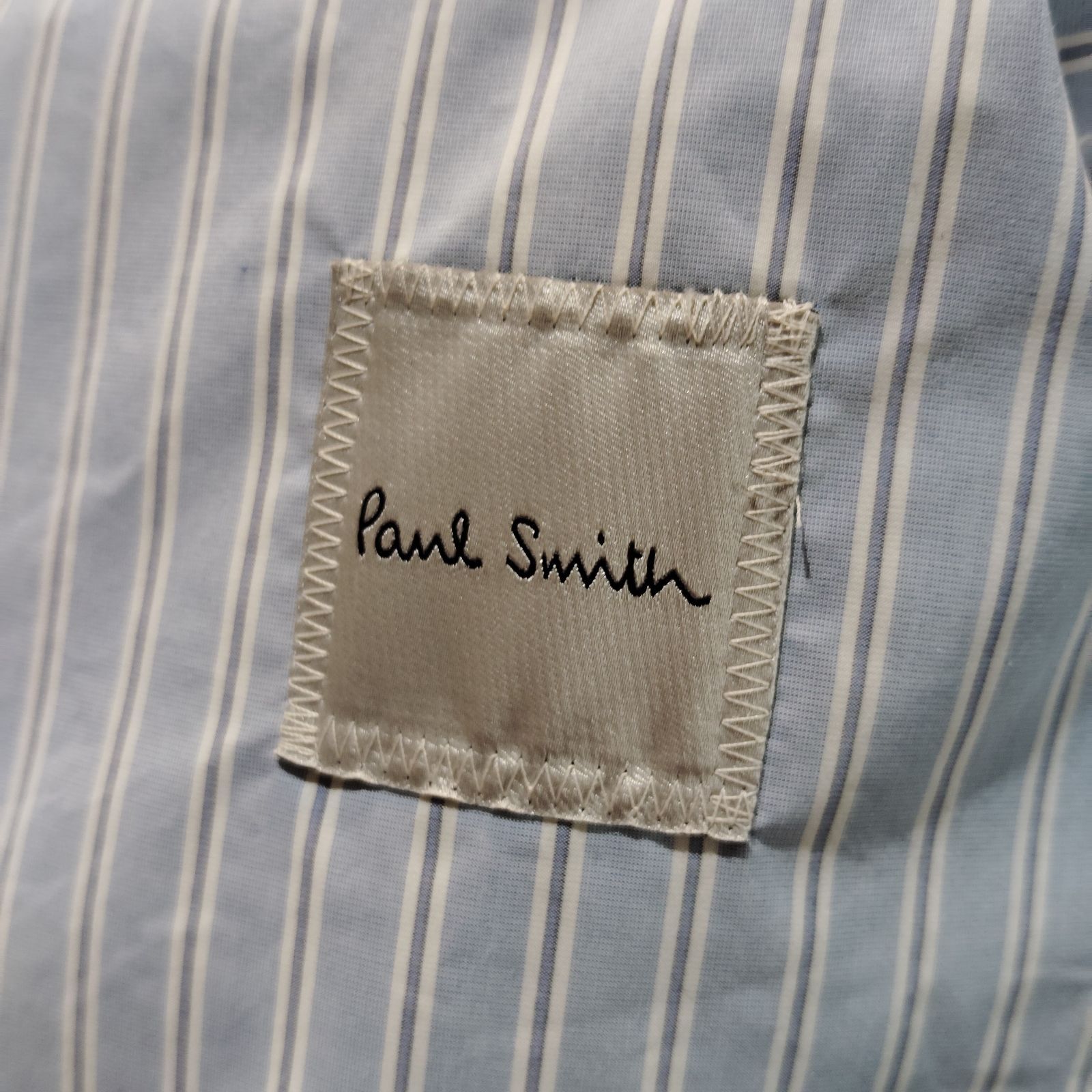 Paul Smith エアリーストライプ チェスターコート S ポールスミス タグ
