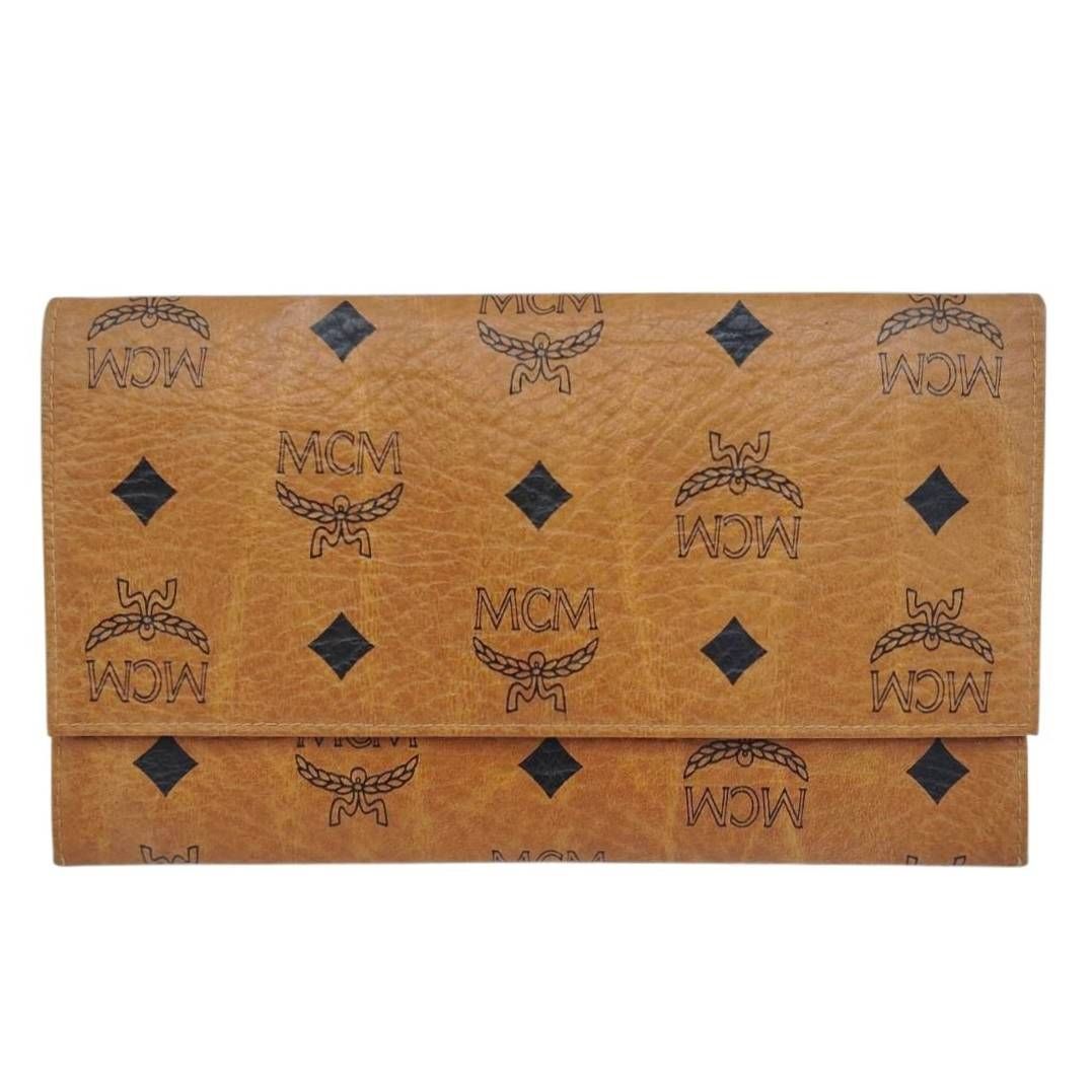 難あり】MCM エムシーエム 長財布 ヴィセトス コニャック 財布 - メルカリ