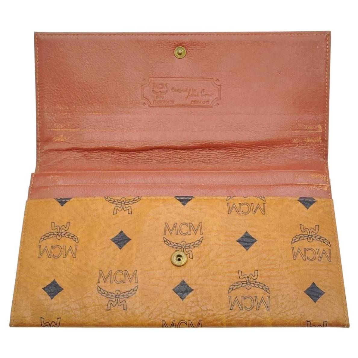 難あり】MCM エムシーエム 長財布 ヴィセトス コニャック 財布 - メルカリ
