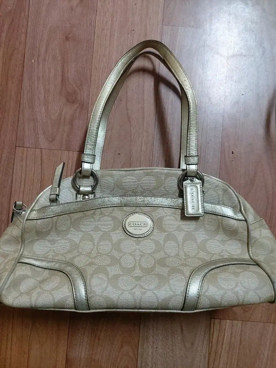 COACH シグネチャー GOLD トートバッグ