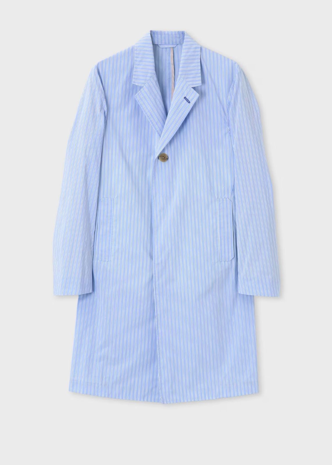 Paul Smith エアリーストライプ チェスターコート S ポールスミス タグ