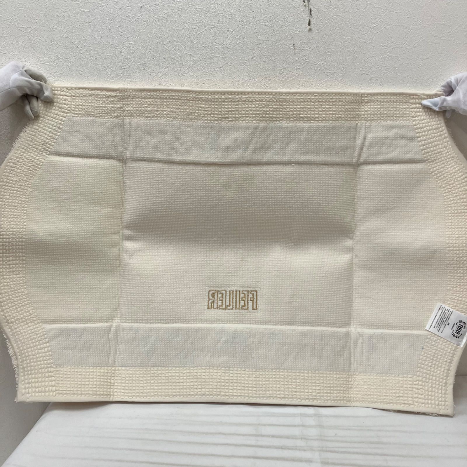 Y5770 【美品】 FEILER フェイラー タグ付き マット 玄関マット 