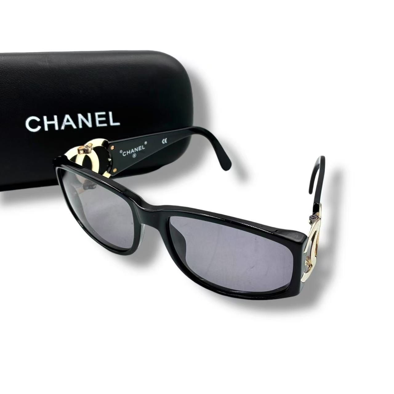 極美品 CHANEL シャネル サングラス ココマーク ロゴ 刻印 箱付き