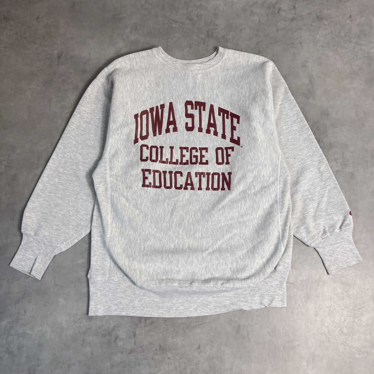 90s-00s CHAMPION リバースウィーブ ﾞIOWA STATEﾞ カレッジロゴ