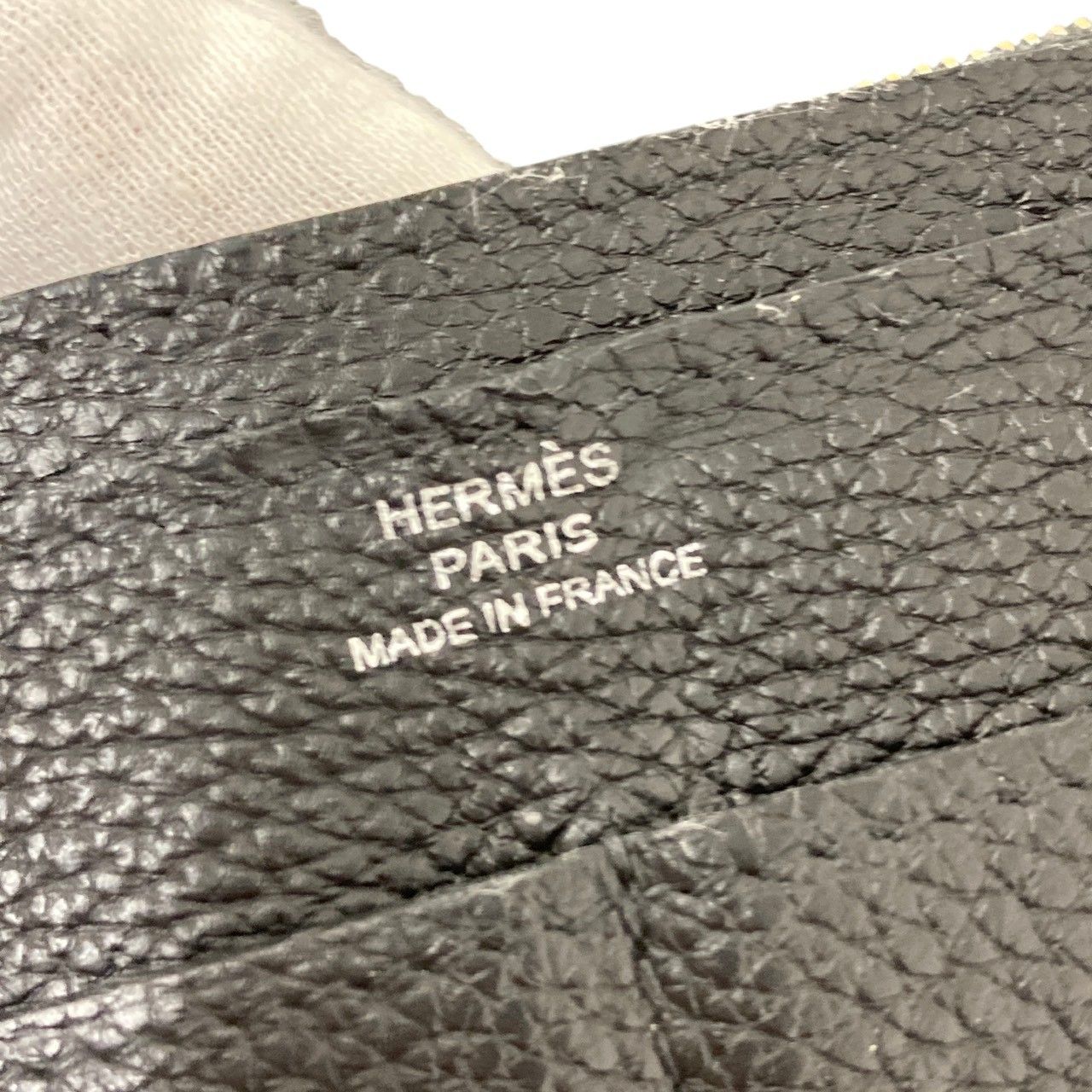 HERMES/エルメス/ドゴンGM/ドゴ/ドゴンデュオ/ブラック/シルバー金具