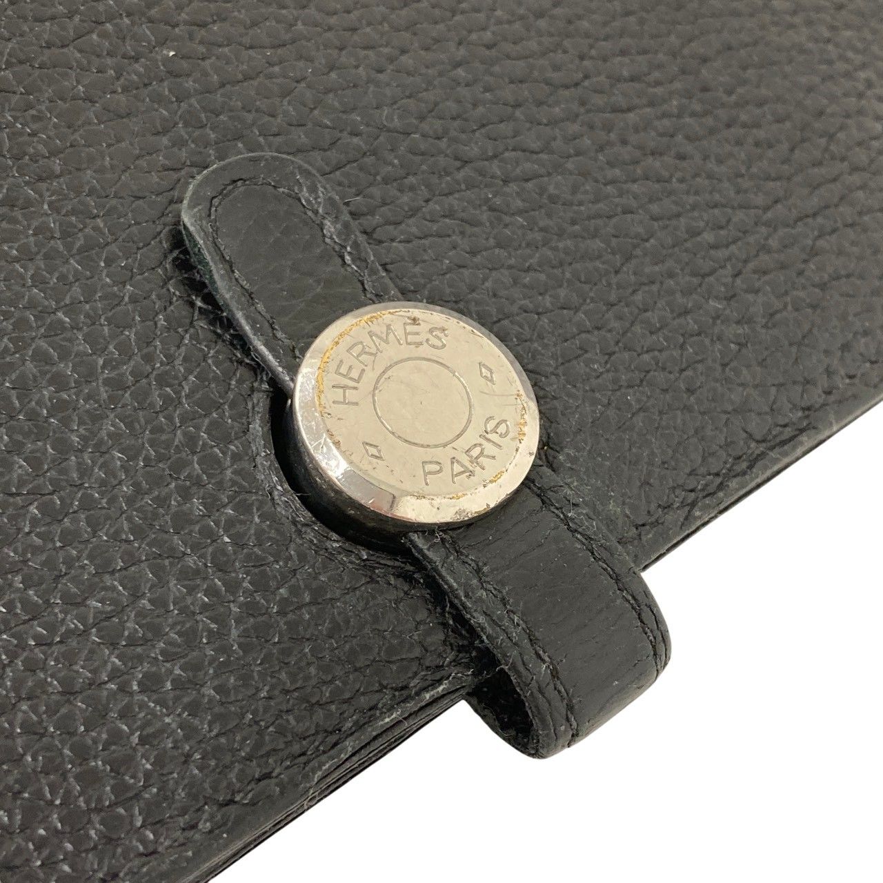 HERMES/エルメス/ドゴンGM/ドゴ/ドゴンデュオ/ブラック/シルバー金具/トゴ/長財布/メンズ/RS2014 HERMES/エルメス/ドゴンGM/ドゴ/ドゴンデュオ/ブラック/シルバー金具