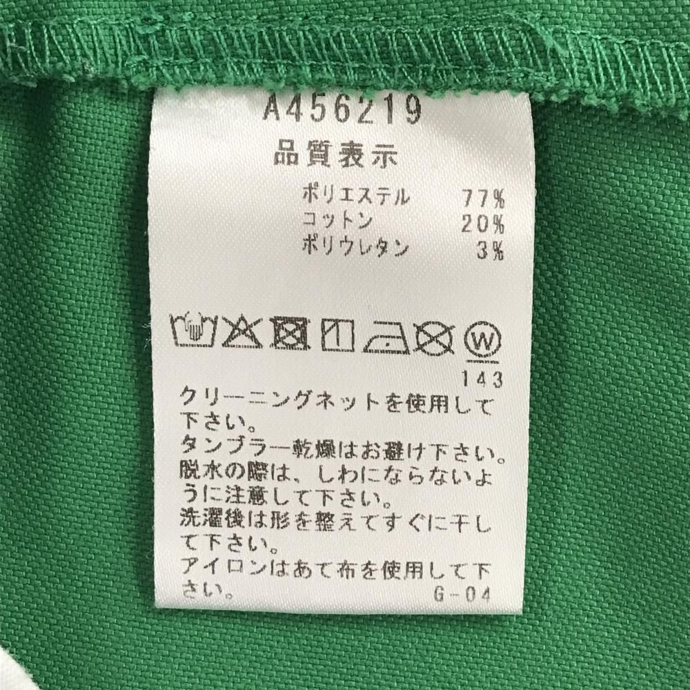 美品】アルチビオ スカート グリーン×白 刺しゅう総柄 レディース 40(L
