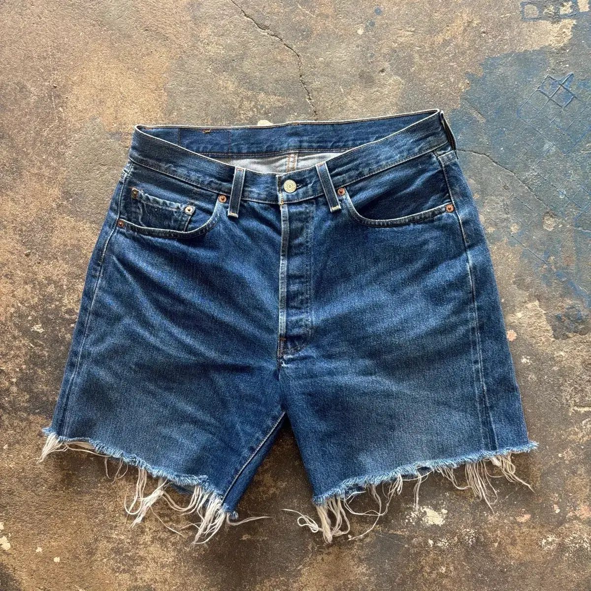 90年代 アメリカ リーバイス 501 セルビッジ カットオフ ショートパンツ