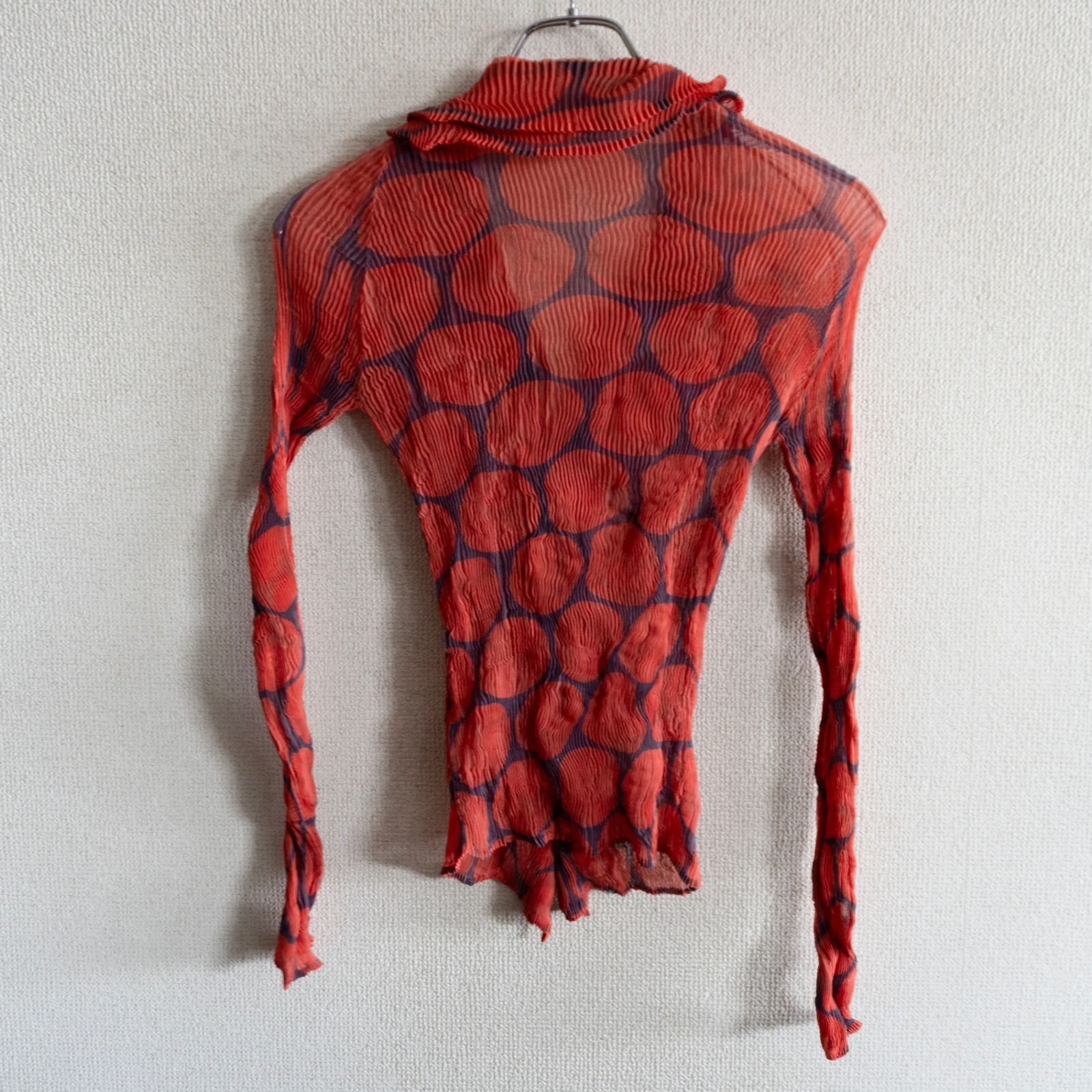 美品】 ISSEY MIYAKE 【しわプリーツ ブラウス】2 イッセイミヤケ