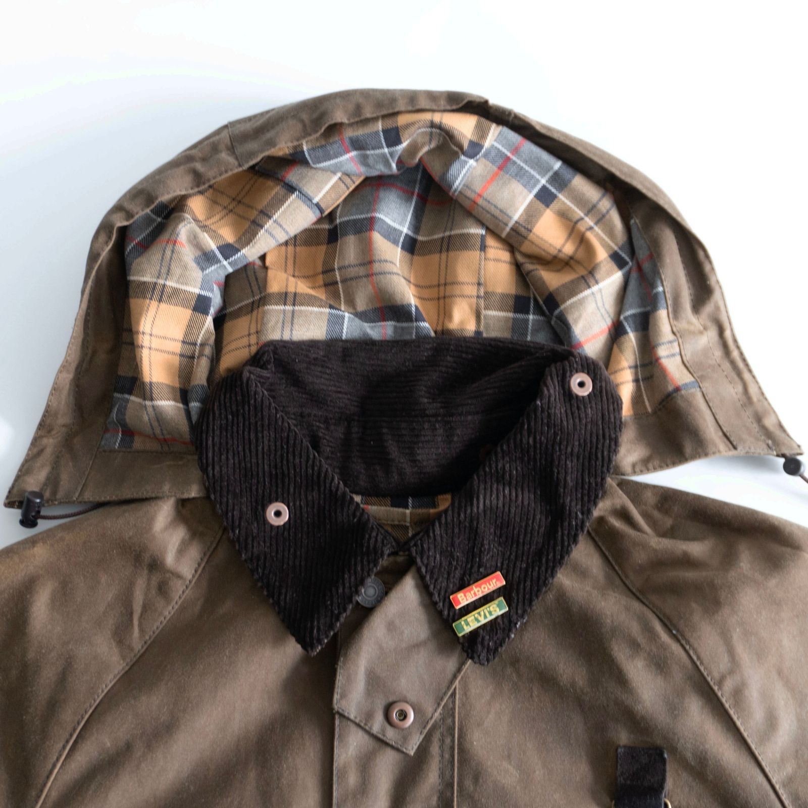 極美品】BARBOUR×LEVI'S【Spey Wax Jacket】M スペイ ワックス