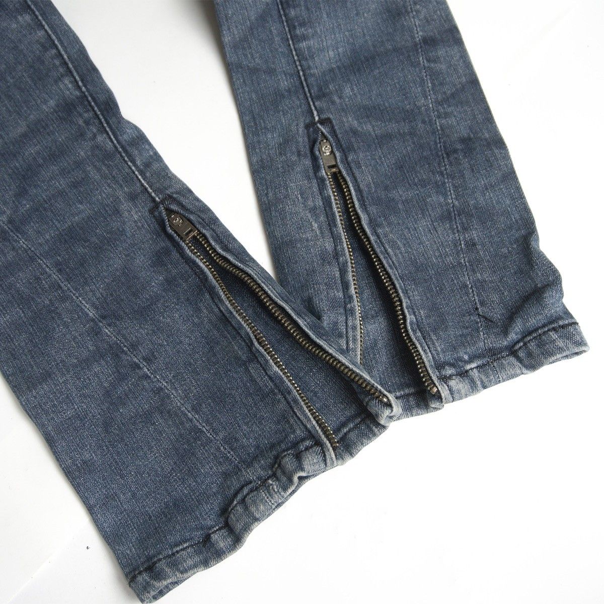 美品】JOHNNY WOLF【ダメージ加工 スキニー デニムパンツ】2 ジョニー