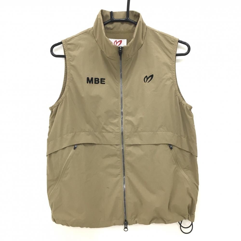 【超美品】マスターバニー ジップベスト ブラウン 裏地メッシュ  レディース 0(S) ゴルフウェア 2026年モデル MASTER BUNNY EDITION 超美品】マスターバニー ジップベスト ブラウン 裏地メッシュ