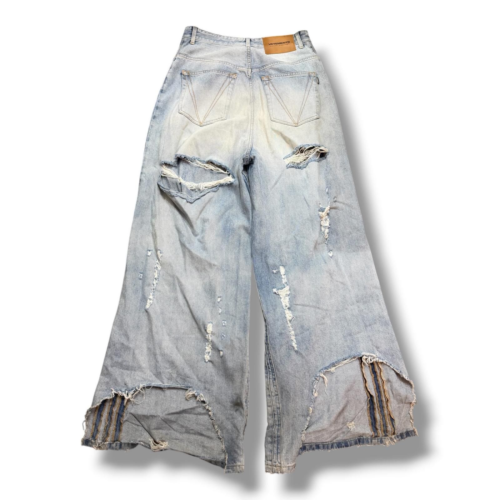 VETEMENTS 23SS DESTROYED BAGGY JEANS デストロイバギージーンズ