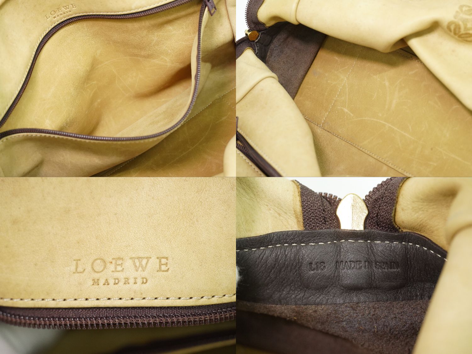 本物 ロエベ LOEWE アマソナ 32 アナグラム ハンドバッグ ミニ