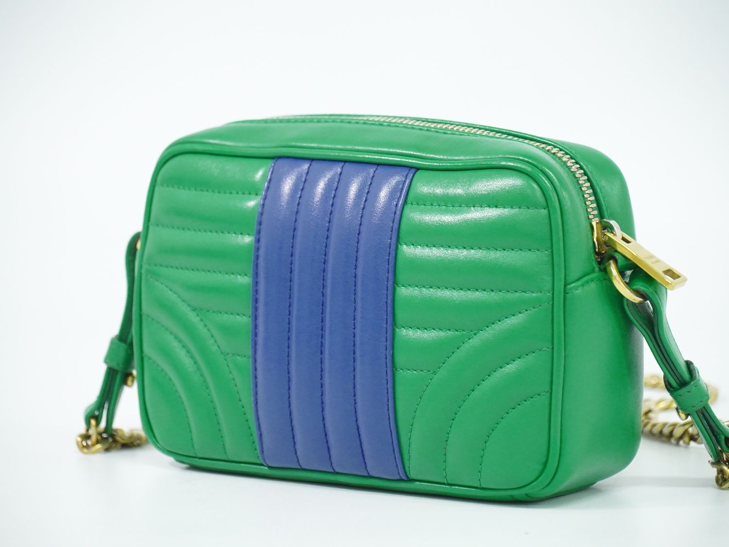本物 プラダ PRADA ダイアグラム チェーン ショルダーバッグ カメラ