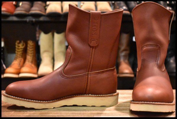 【8E 美品 06年】レッドウィング 8866 ペコス 赤茶 オロラセット プルオン クッションソール ブーツ redwing pecos HOPESMORE【GP755】