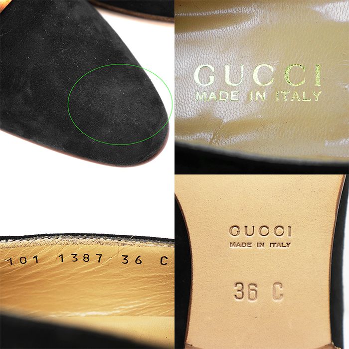 SALE】GUCCI グッチ ローファー サイズ 36C レディース スエード