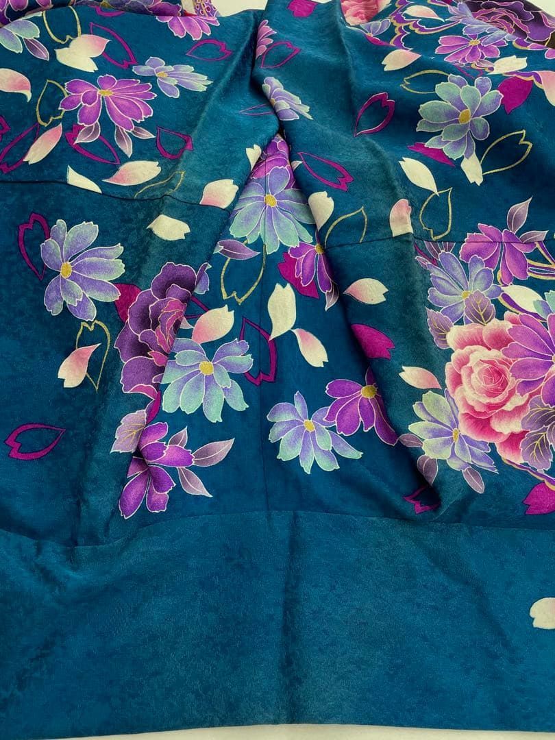 振袖 ラメ刺繍 紋意匠 金彩 身丈168cm MO3860 - メルカリ