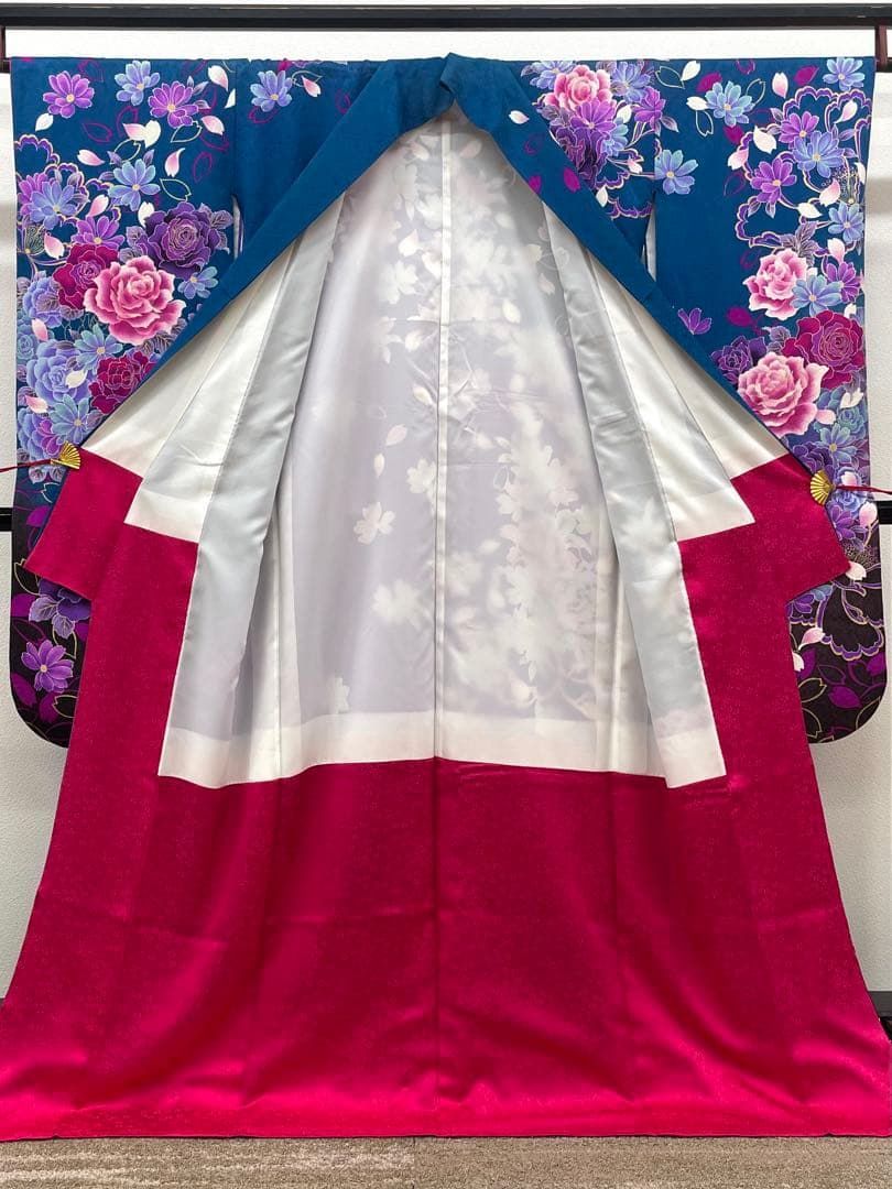 振袖 ラメ刺繍 紋意匠 金彩 身丈168cm MO3860 - メルカリ