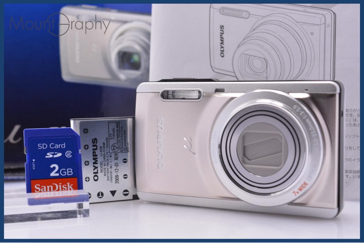 美品・動作保証】 オリンパス Olympus μ-7040 7X 元箱、バッテリー