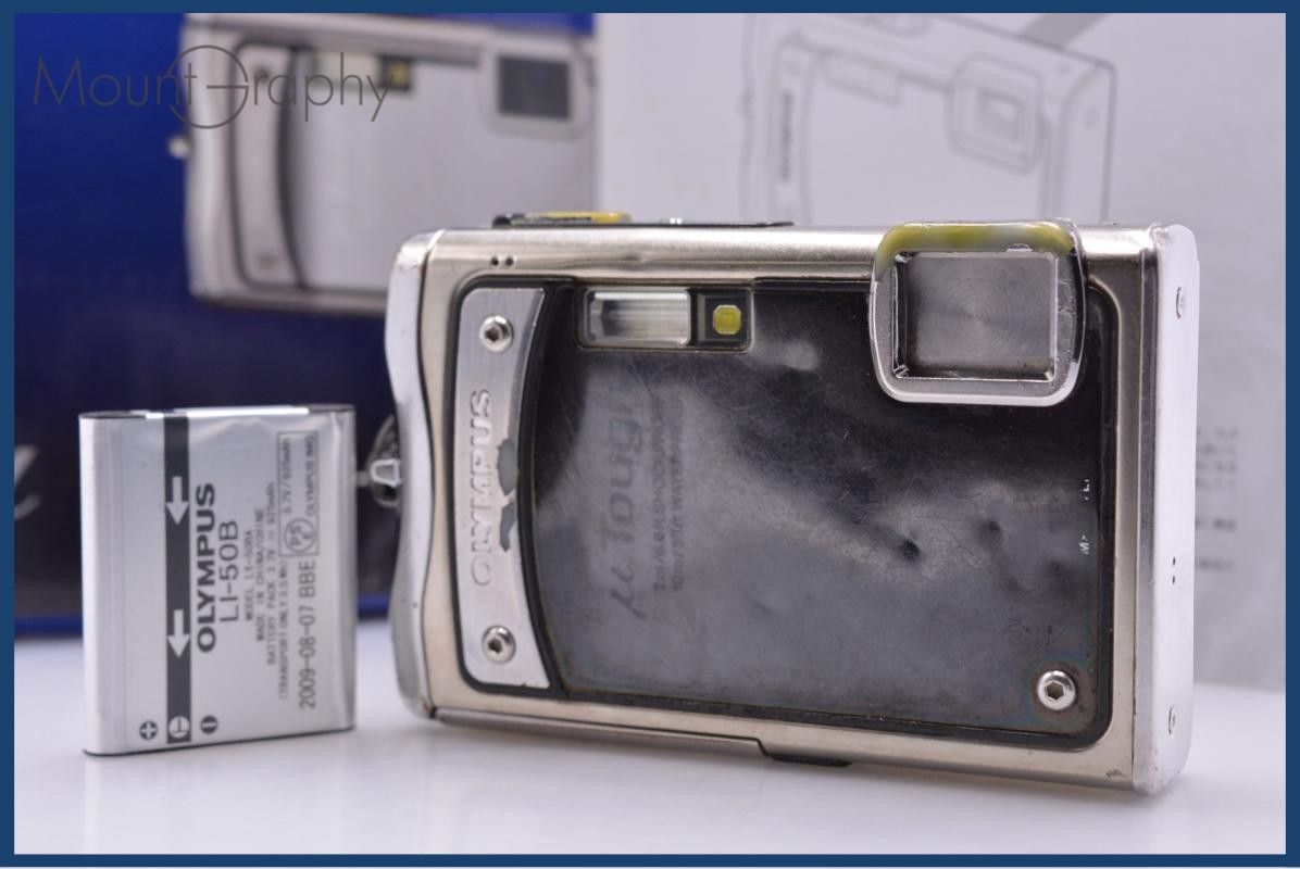 [Operation Guarantee] Olympus Olympus Mu Tough-8000 3.6X Original Box, Battery, and Instruction Manual Included Free #ks638