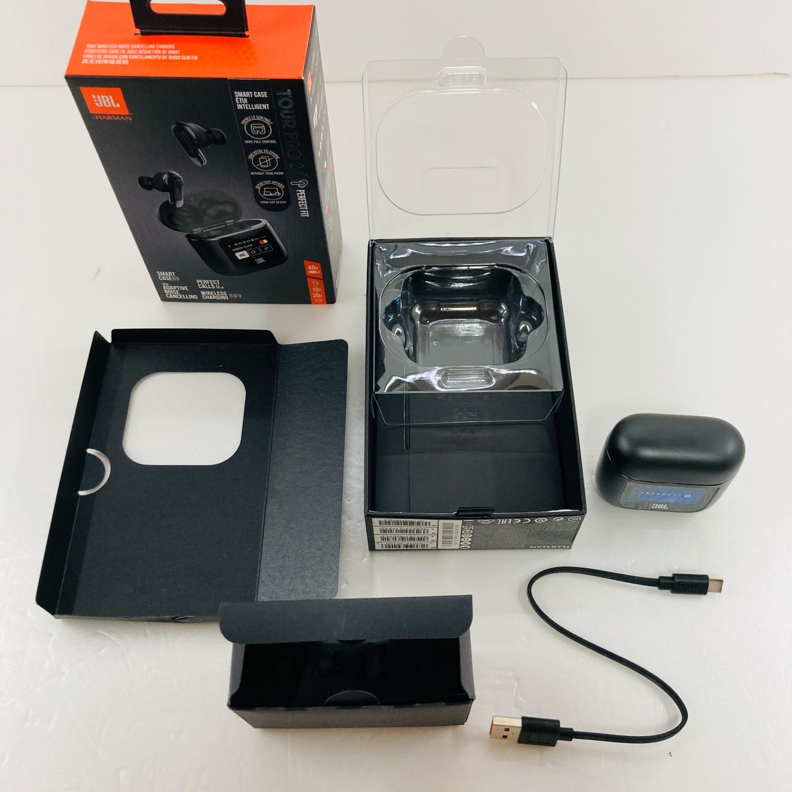 JBL TOUR PRO 2 ワイヤレスイヤホン bluetooth ハイブリッドノイズ 