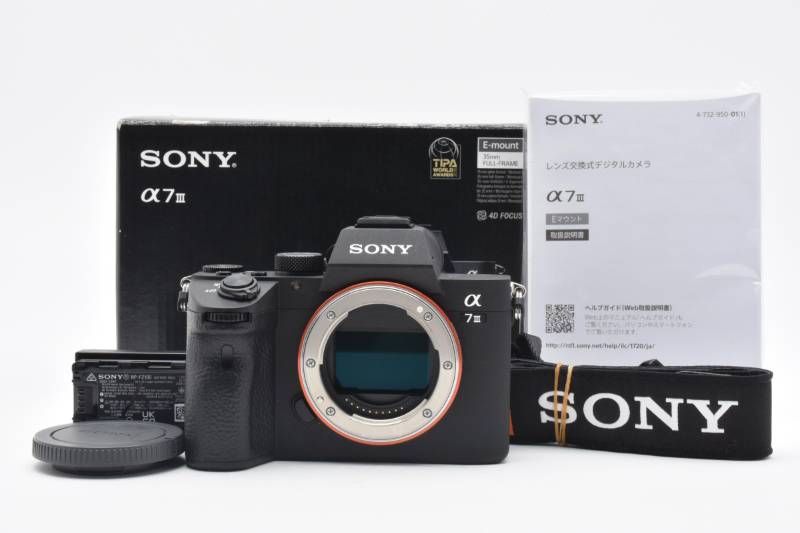 ☆極上美品☆《ショット数 330回》ソニー SONY α7III ボディ ILCE-7M3