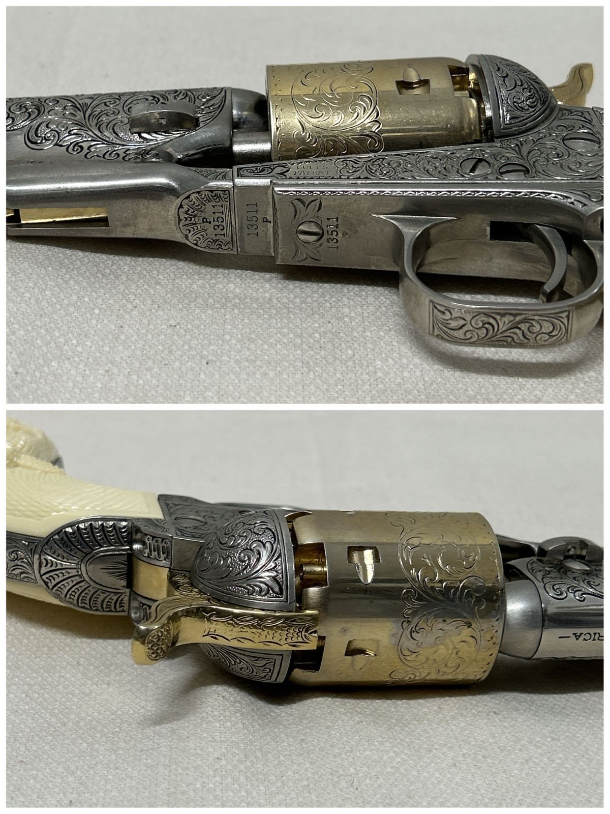 浜館40-1496] マルシン カスター将軍 M1861 モデルガン [中古品