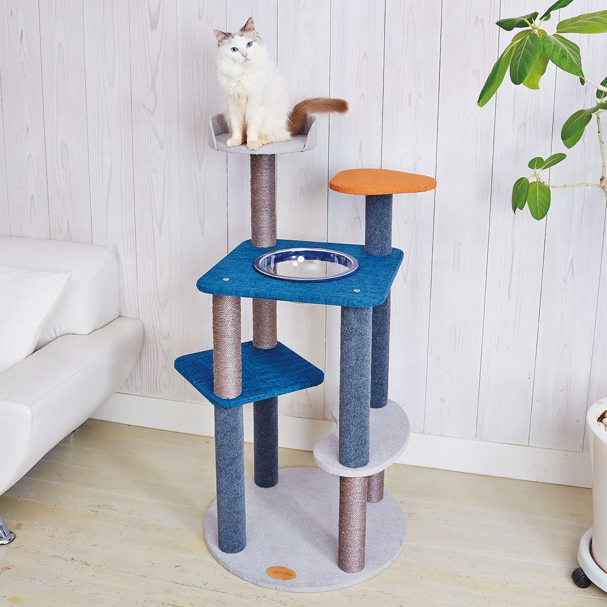 アドメイト (ADD. MATE) 猫用タワー ねこまどフロートテラスキャットポール