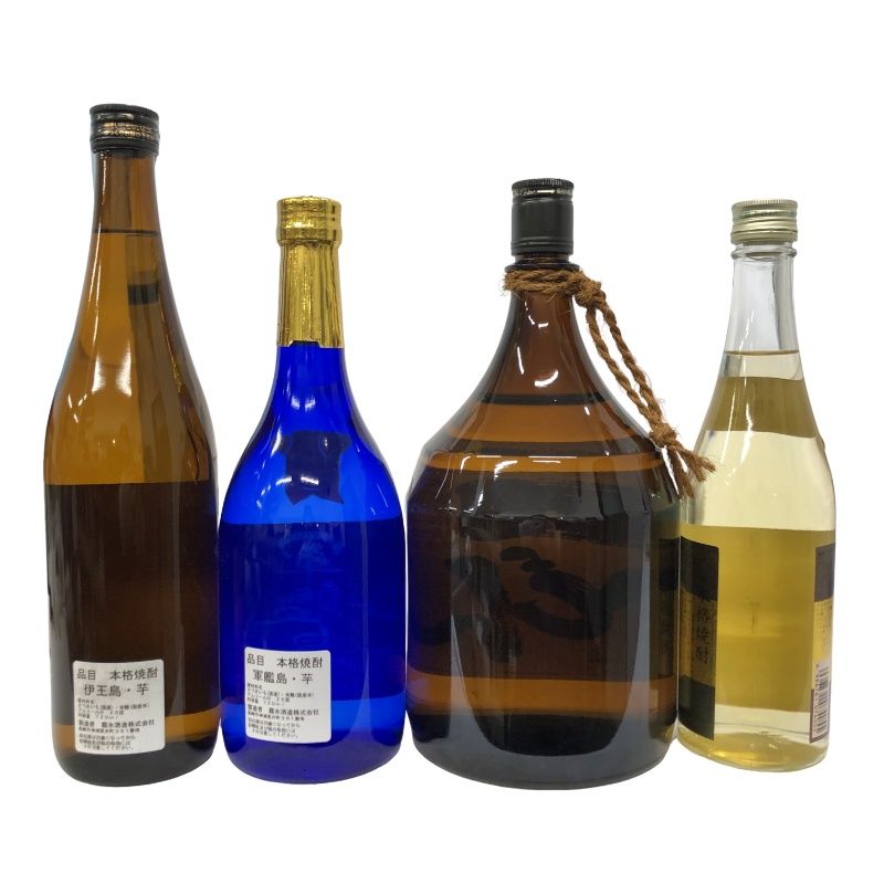 一どん 1800ml ４本セット 芋焼酎 4本セット 一どん 1800ml + 田苑 500ml + 伊王島 720ml + 軍艦